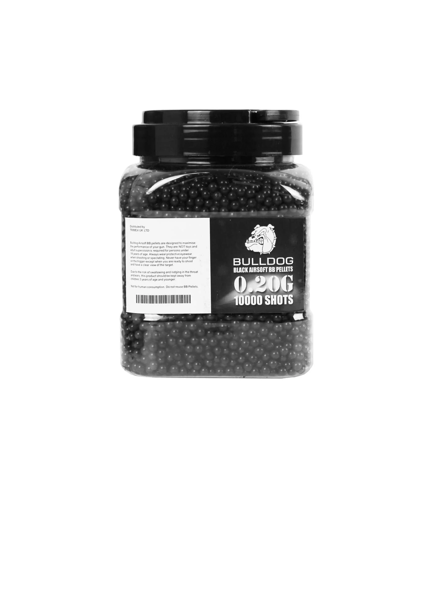 BULLDOG Black 0.20g Non-Biodegradable BBs