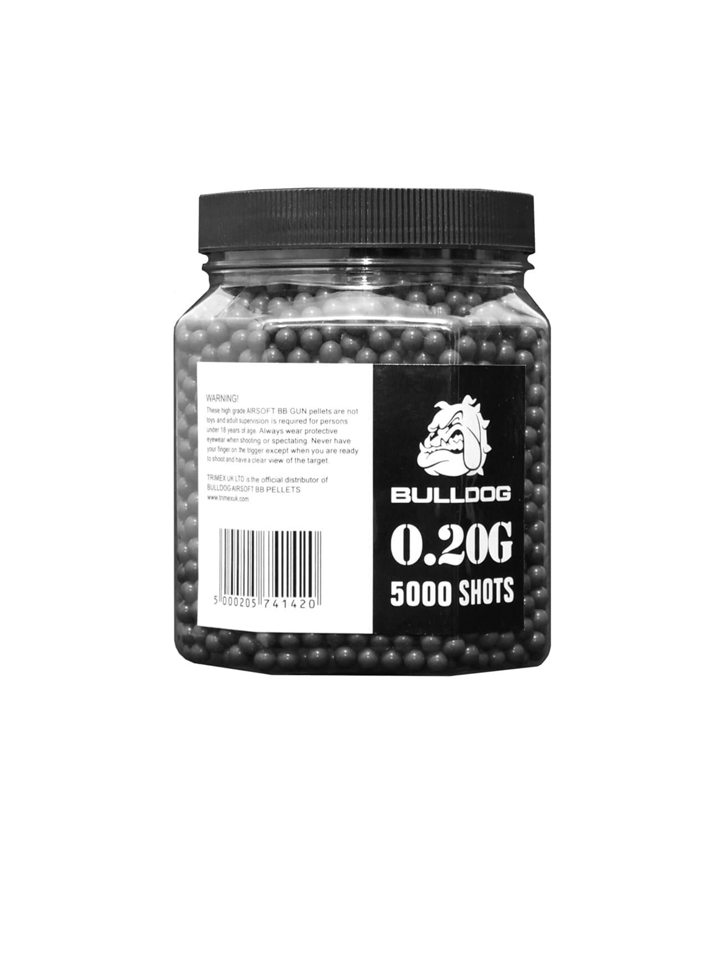 BULLDOG Black 0.20g Non-Biodegradable BBs