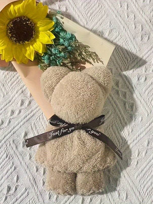 Teddy Bear Shaped Towel