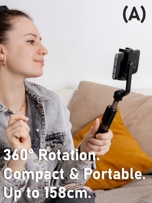 360° Rotation Selfie Stick Tripods (158cm)