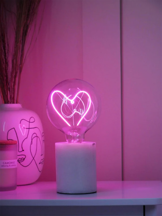 Neon Heart Bulb