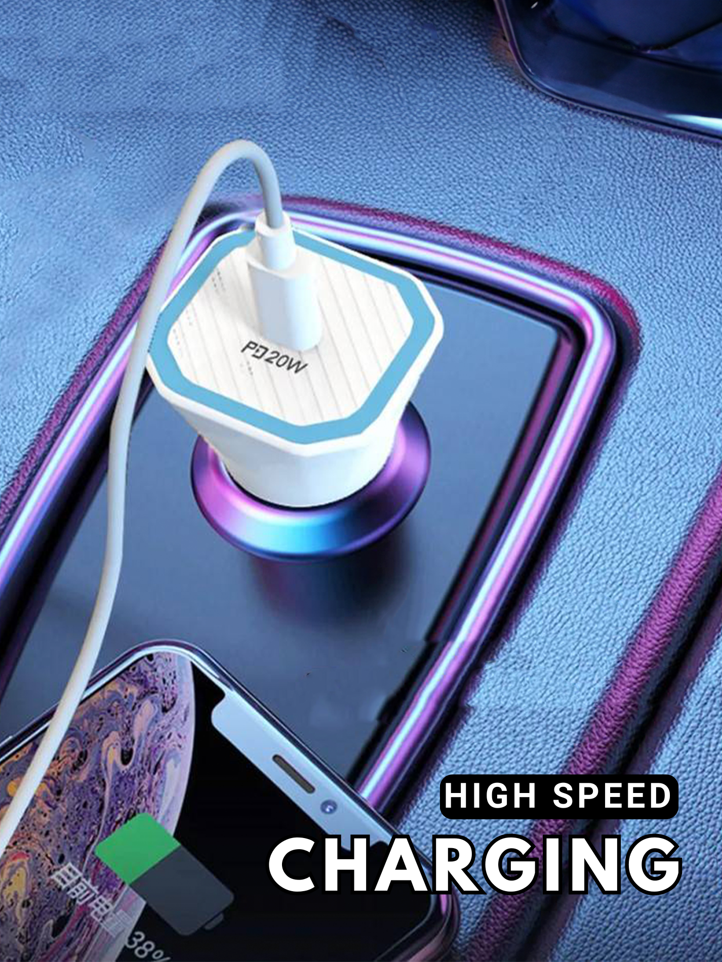 20W USB-C In-Car Charger