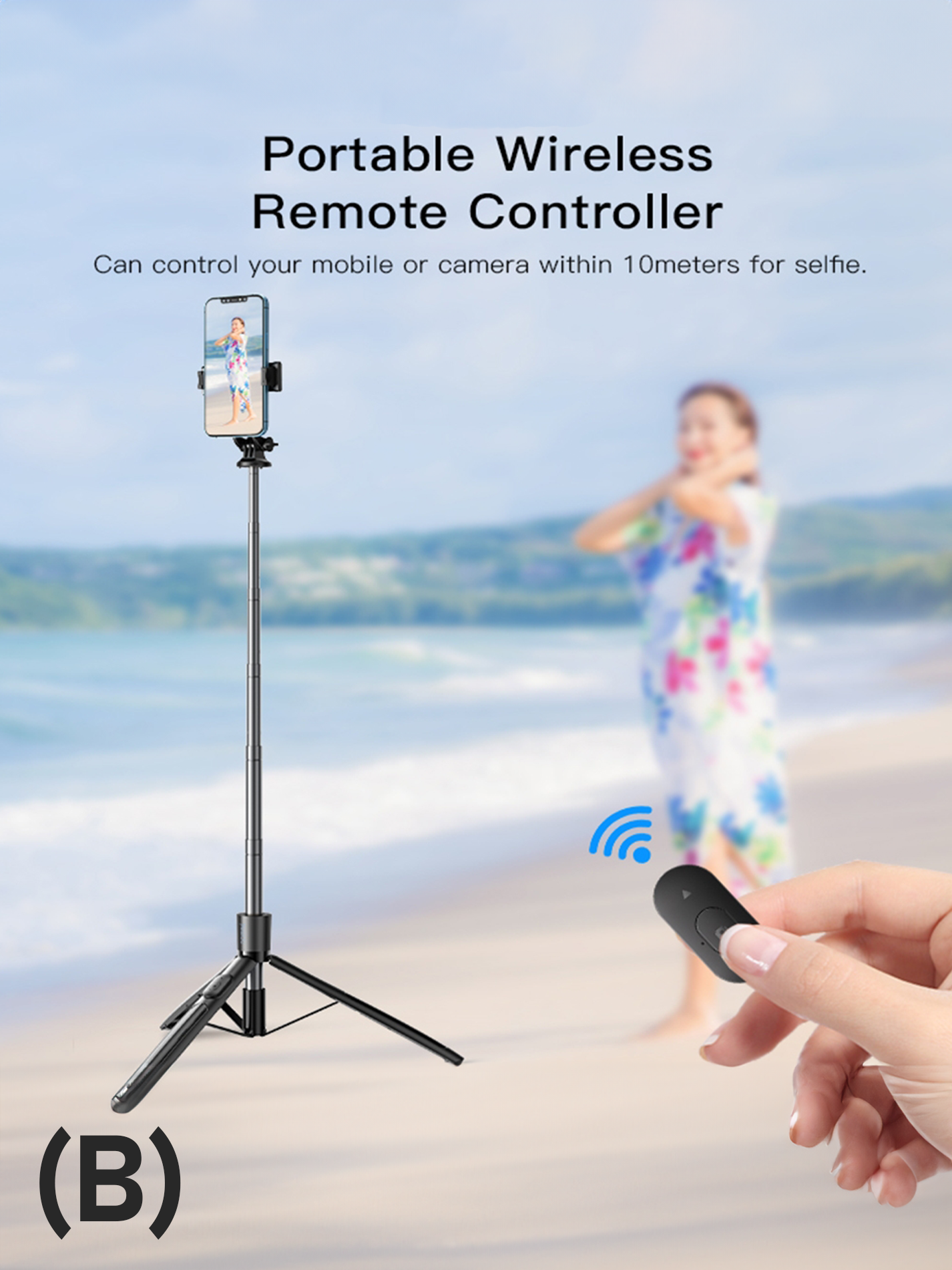 360° Rotation Selfie Stick Tripods (158cm)
