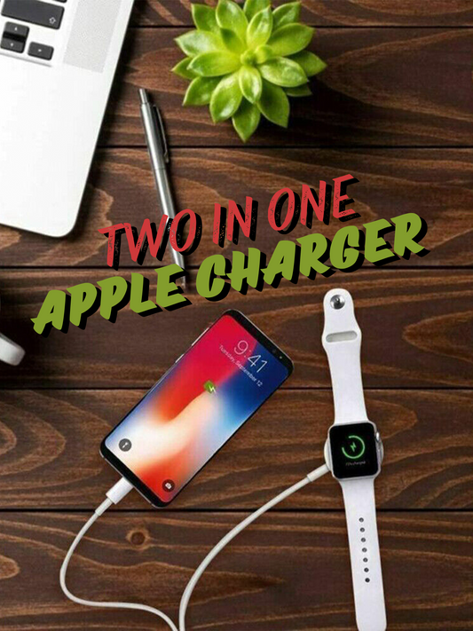 2 in 1 Apple Watch Cable